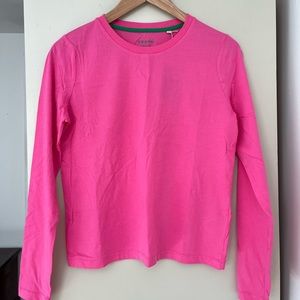 Boden long sleeve tee, pink! Small